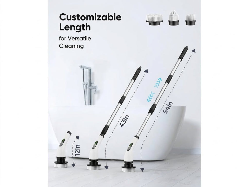 BrandHighyes 7-in-1 Electric Spin Scrubber – Premium Deep Cleaning Solution