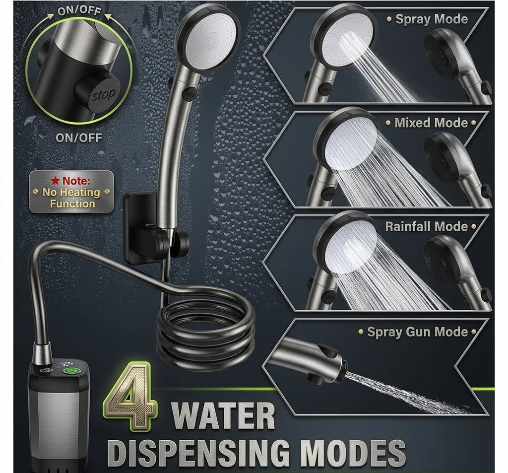 The Element Portable Luxury Shower System