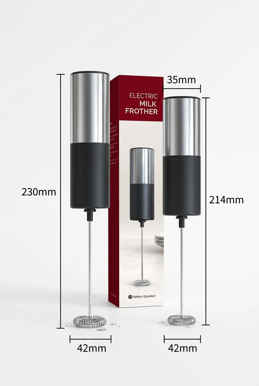 Stainless steel / Handheld / Battery operative Frother