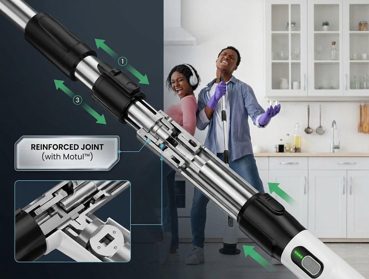 BrandHighyes 7-in-1 Electric Spin Scrubber – Premium Deep Cleaning Solution